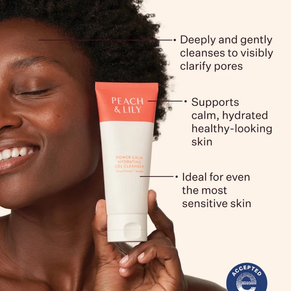 Peach & Lily "Power Calm" 100 mL hydrating gel cleanser - Picture 3 of 9